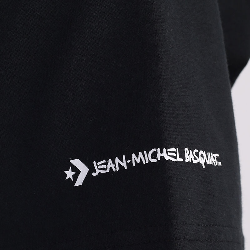 мужская черная футболка Converse Basquiat Graphic Tee 10023144001 - цена, описание, фото 4